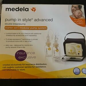 Medela Pump in Style Advanced Double Breastpump Starter Set NIB